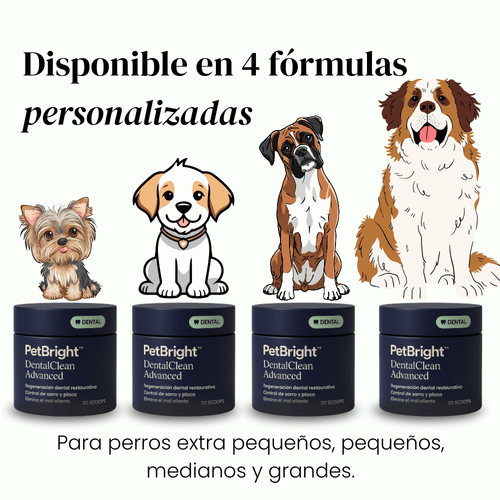 PetBright Advanced- Polvo Dental Limpiador