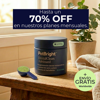 PetBright Advanced- Polvo Dental Limpiador