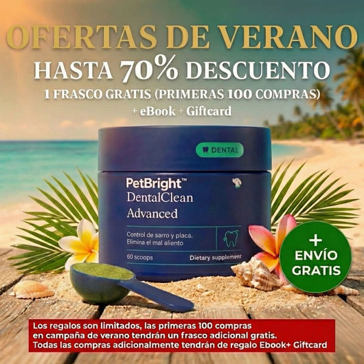 PetBright Advanced™ - Polvo Dental Limpiador